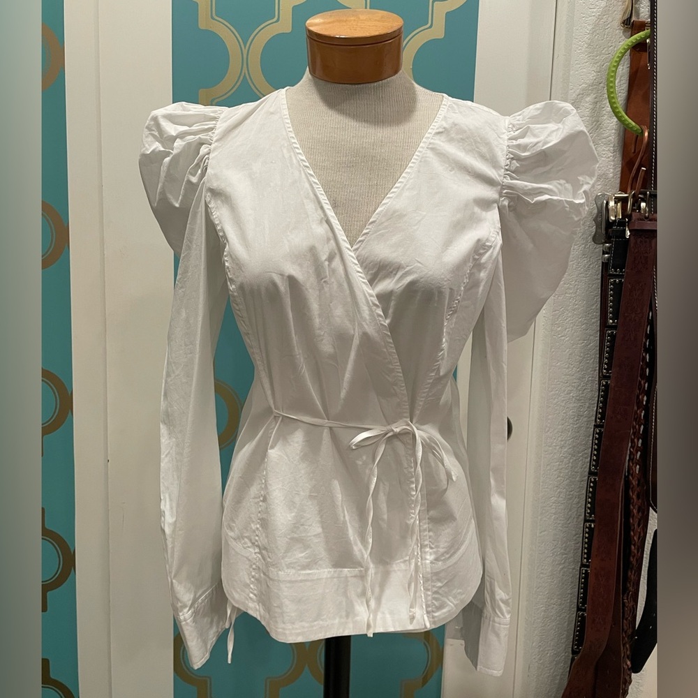 Jason Wu wrap blouse Size S